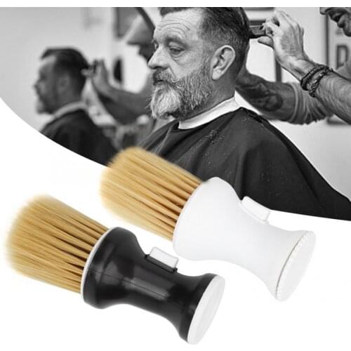 Barbershop Styling Tools Soft Hair Neck Duster Hairdressing Powder Storage Styling Dust Cleaning Brush Hair Salon Accessories