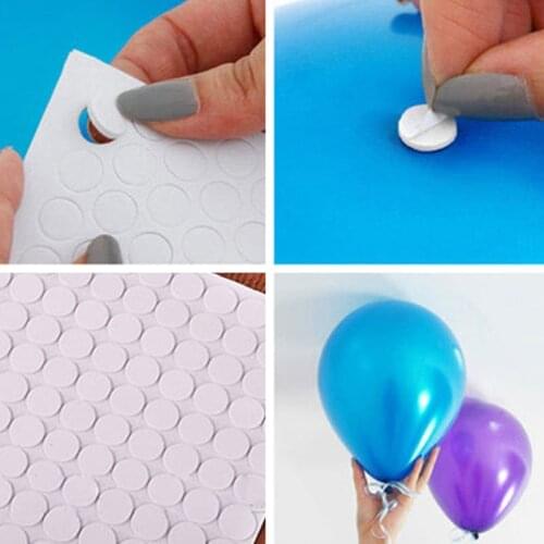 100 Points Balloon Attachment Glue Birthday Wedding Party Supplies Balloon Glue Dot Ceiling Decoration Wall Stickers