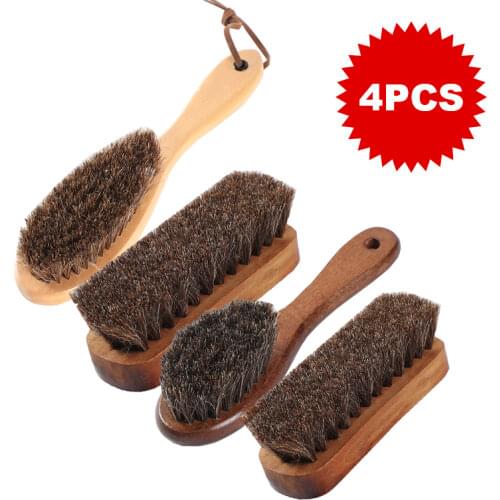 A Lot Brush For Dust Removal Wood Handle Horse Hair Multi-purpose Creative Can Be Used As A Clothes Brush Cleaning Supplies