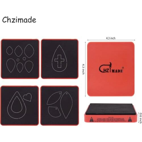 Chzimade Scrapbook Embossing Wooden Die Cutting Leather Mold Drop Shape Cutting Mould for Earring Jewelry DIY Leather Crafts
