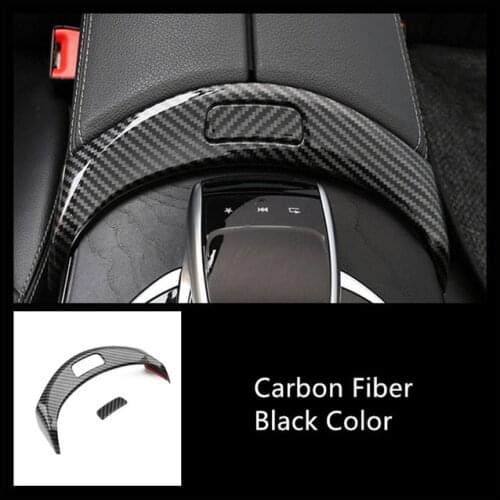 For Mercedes-Benz W205 X253 C-Class GLC 2015-2021 center console armrest box button panel decorative cover trim auto parts