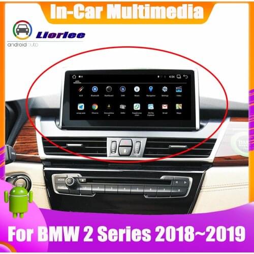 For EVO system Car Radio Navi Player For BMW 2 Series 2018 2019 Audio Stereo HD Touch