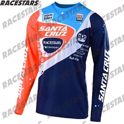 Santa Cruz Downhill Jersey MTB Gear Jersey Mountain Bike Motorcycle Motocross Long Sleeve Ciclismo Clothes MX DH Cycling Jersey