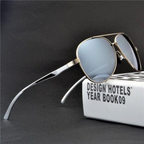 Classic Aluminum magnesium Polarized Sunglasses Men Women Driving pilot Sun Glasses Male Goggle UV400 sunglasses FML