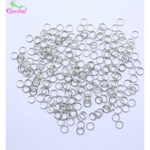Fashion Jump Rings Split Rings 100Pcs/Lot 7mm Nickel-free Gauge Diameter Split Rings For Bracelet Necklace Pendant Findings
