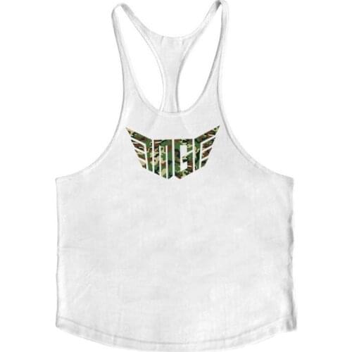 Muscleguys Fitness Tank Top Men Bodybuilding Stringer gym Clothing Men Shirt Loose fit Vests Cotton Singlets Muscle Tops