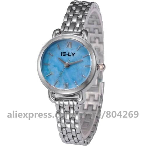 Wholesale Womens Alloy Bracelet Watch Women Fashion Silver Case Quartz Watch Hot Women Dress Mesh Wristwatch