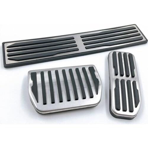 Stainless Steel Car Pedals Fit for Jaguar XE, F-PACE XJL 2015 2016 2017 2018 Car Anti-skid Brake Brake Plate Decoration