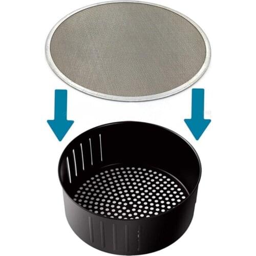 19/21/23/25cm Stainless Steel Oil Splatter Screen Net Cover for Air Frying Pot Oil Splatter Screen Net Cover for Air Frying Pot
