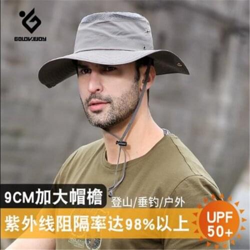 Sun Hat Golovejoy XMZ75 Summer Fisherman Cap Sports Hat Men Women Boonie Hat Uv-protection Outdoor Hiking Cap