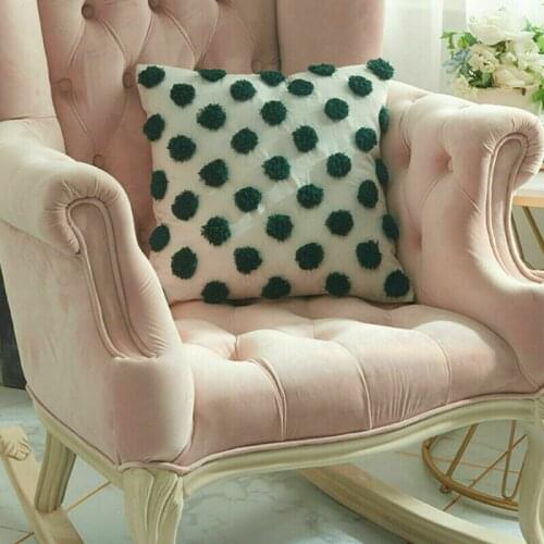 Nordic Morocco Style Cushion Cover Tuft Plush Ball Cushion Cover Room Home Sofa Decor Cute Pillow Case