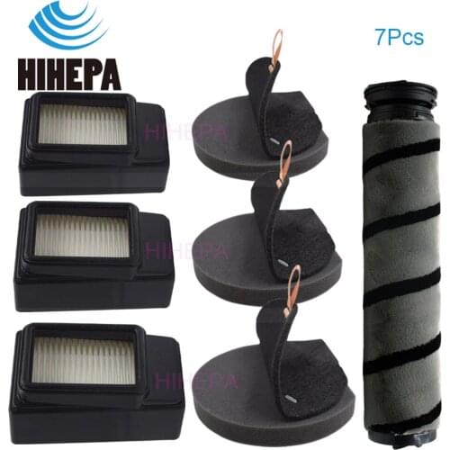 Main Brush Roll Foam & HEPA Filters Replacement Part for Bissell ICONpet Cordless Vacuum 2288,2746 Series