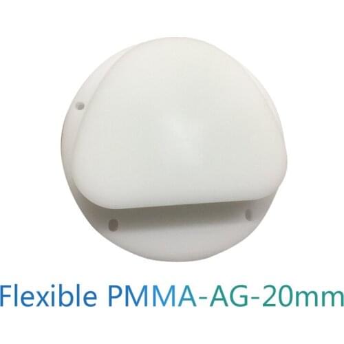 Dental Lab Using Flexible PMMA Block 89*71*20mm Acetal Resin for Crowns Compatible with Amann Girrbach Milling System