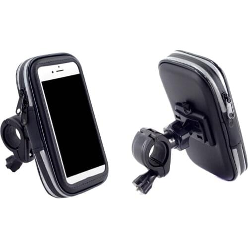 Cycling Bike Bicycle Bag 5.7 Inch Touch Screen Bike Mount Waterproof Phone GPS Case 360 Rotatable Bike Holder Bag
