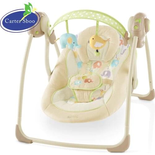 Elephant Vibration Chair Baby Swing Electric Baby Soothing Cradle Shaking Bed Rocking Crib Chair