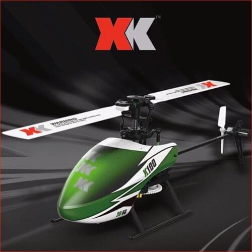 Wltoys XK K100 Falcom 6CH Flybarless 3D 6G System remote control toy Brushless Motor RC Helicopter RTF VS Wltoys V977