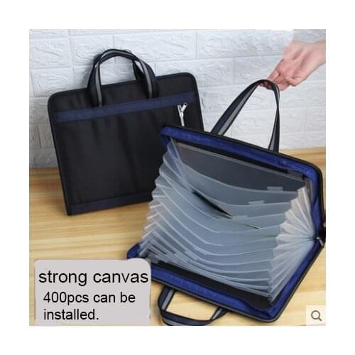 13-Layer Big Document Bag Accordion A4 Classification Test Papers Tool Business Expanding File Folders Filing Products