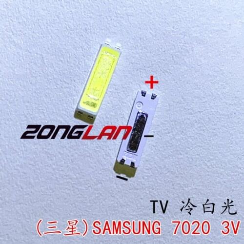 500PCS For SAMSUNG LED LCD Backlight TV Application LED Backlight TT721A 0.5W 3V 7020 Cool white LED LCD TV Backlight