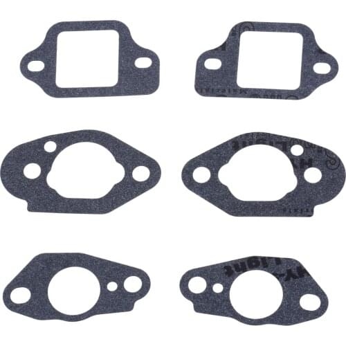 6pcs Carburetor Gaskets Fits for Honda GC135 GC160 GC190A GCV135 GCV160 GCV160LA HRT216 HRB216 HRR216 Lawn Mower 16221-883-800