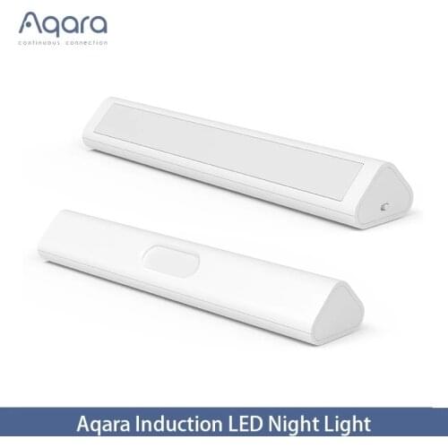 Aqara Induction LED Night Smart Light Magetic Design 2 Level Brightness Human Body Sensor 8 Month Standby Time for Home Closet
