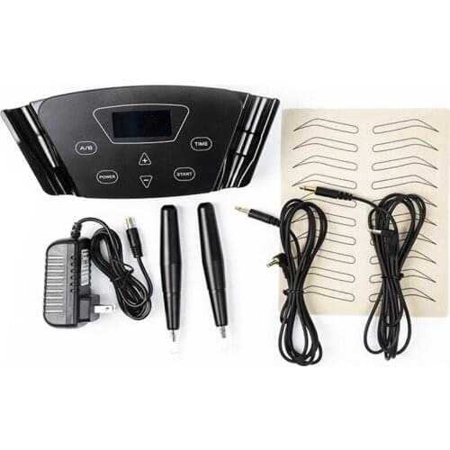 Thrid Generation Tattoo Black Pearl Machine Set Embroidery Eyebrow Machine Pen for Semi-permanent Makeup Microblading eyebrow