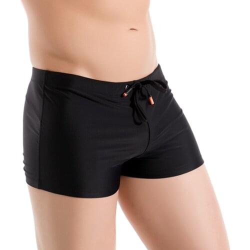 Y82 Sexy Solid Black Green Red Gray Swimwear Mens Swim Trunk Shorts Briefs Bikini Bottoms Mayo Men Swimsuits Sunga Beach Shorts