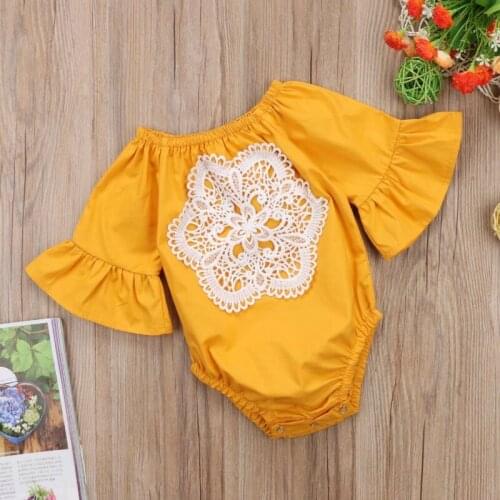 Pudcoco 2019 New Arrival Newborn Baby Girl Bodysuit Long Sleeve Romper Jumpsuit Outfits Sunsuit Clothes