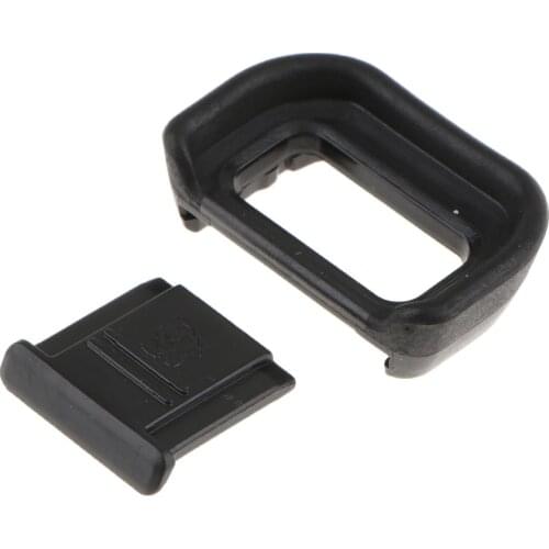 1 Piece Camera Viewfinder Eyecup Eyepiece + Hot Shoe Cover For Sony A6500