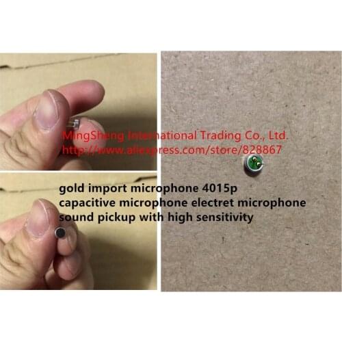 Original new 100% gold import microphone 4015p capacitive microphone electret microphone sound pickup with high sensitivity