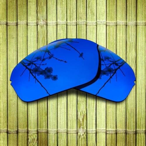 Polarized Replacement Lense For-Oakley Half Wire 2.0 Sunglasses Frame True Color Mirrored Coating - Violet Options