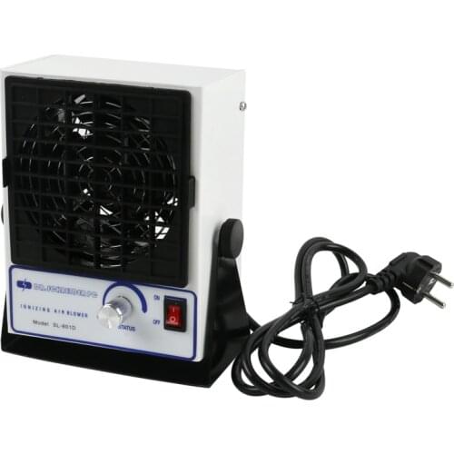 SL-801D Desktop DC ESD Ionizing Air Blower Fan Electrostatic Ion Removing Fan Deionizing Fan