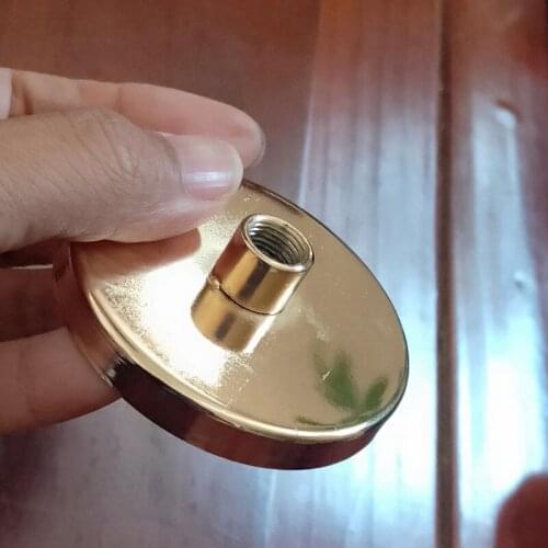 8cm candlestic gold metal parts