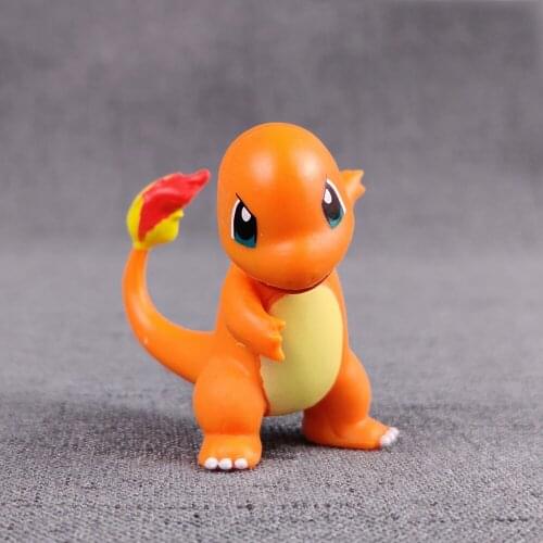 TAKARA TOMY Genuine Pokemon Action Figure Pictorial Book 004 Charmander MC Elf Model Doll Collect Souvenirs Toy Gifts