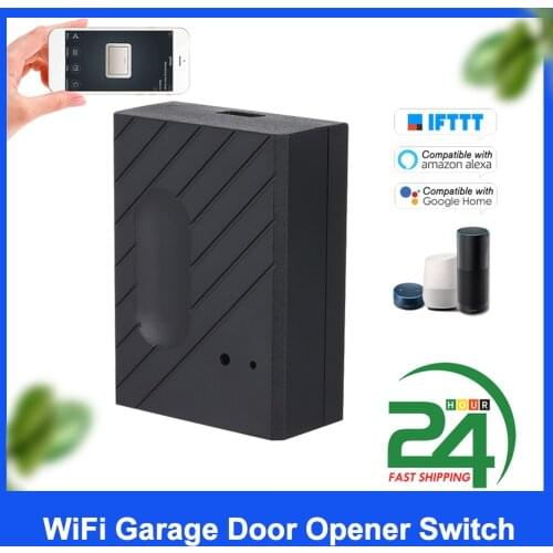 WiFi Smart Switch Garage Door Controller Compatible Garage Door Opener Smart Phone Remote Control APP Timing Function