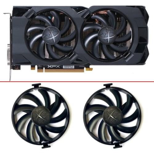 FDC10U12S9-C Cooler Fan Replace For XFX AMD Radeon RX 470 480 580 RX580 RX480 RX470 EDITION RX-480P85EAJ/7 Crimson Graphics Card