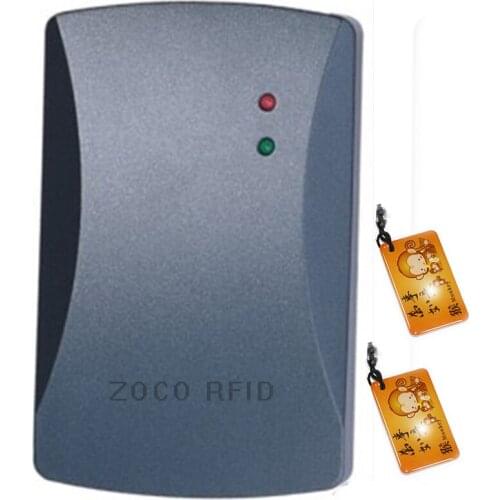 Waterproof EM-ID 125KHz RFID Access Control Card Reader with RS232 / RS485 Interface