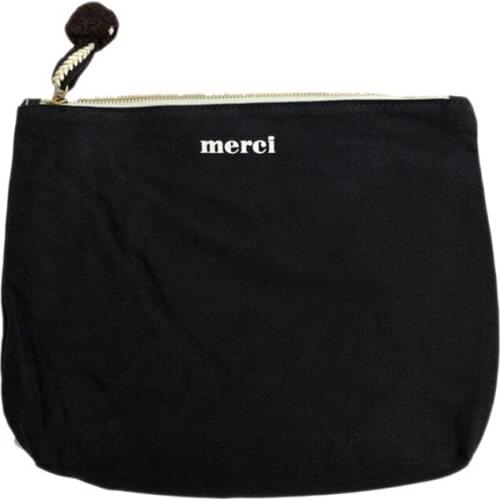 Women Korean Canvas Cosmetic Bag Wash Bags Travel Cosmetic Pouch Make Up Organizer Clutch Bag