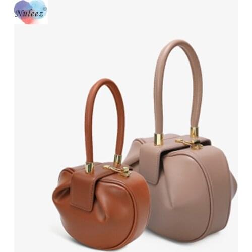 Brand Personalized Long Handle Bag Women Genuine Cowhide Lock Hetero morphemic Handbag fashion Designed