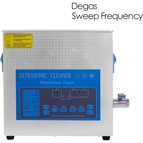 10L Ultrasonic Cleaner Degas Time Heat Power Set Oil Rust Degreaser Engine Block Part Mold Lab Metal Screw Ultrason Sonic Washer