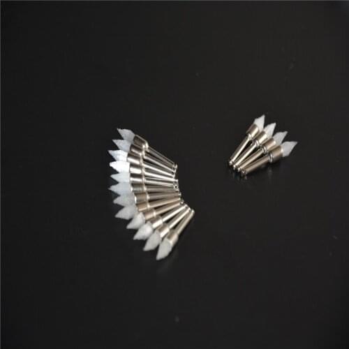 200pcs 5# Bristles Polishing Brush With Handle polishing Cup Dentist Lab Materials