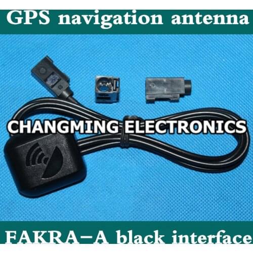 GPS navigation antenna FAKRA - A black interface GPS antenna(working 100% Free Shipping) 1PCS