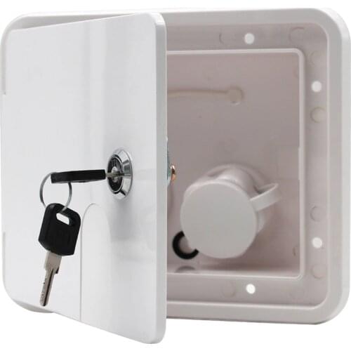 Car Gravity Water Inlet Fresh Water Tank Inlet Fill Hatch For Camper Trailer RV Caravan Motorhome Truck SFWH1-193-164-02