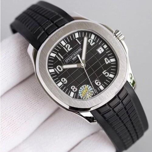 Relogio Masculino Fashion Men Quartz Watch Luxury Sport Watch Patek Stainless Steel Waterproof Black Arabic Numbers Wristwatches