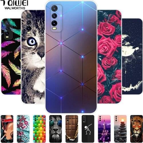 For vivo Y11s Case Phone Cover Silicone Soft TPU Case for vivo Y12s Case Bumper Fashion For vivoY11s Y11 s Y 11s Cartoon 6.51