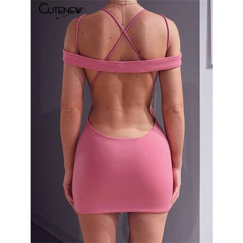 Летние платья с открытыми плечами Cutenew China At AliExpress