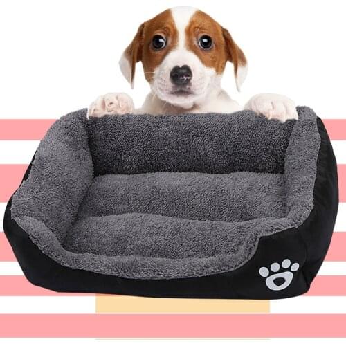 Big Dog Bed Pets House Sleeping Soft Warm Cozy Kennel Mat Nest Plush Washable for Small Medium Large S-3XL Cat Cushion Supplies