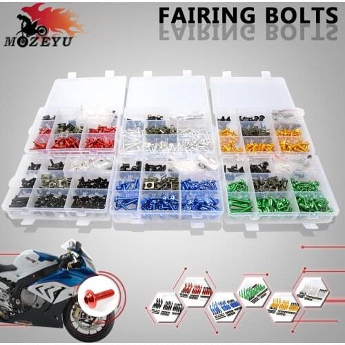 Motorcycle Fairing Screws Fastener Kit Body Fastener Clip Screws Nuts Set for Ducati 959 Panigale Panigale V4 1299 Panigale R FE