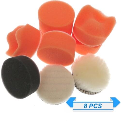 9Pcs/Set 2inch Buffing Pad Polishing Waxing Kit For Car Polisher Psds Abrasive Tools