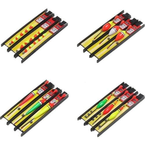 3pcs Vertical Fish Float Set Fish Hook Rock Fishing Fishing Line Wheel Combination Float Tackle Accessories M8A7