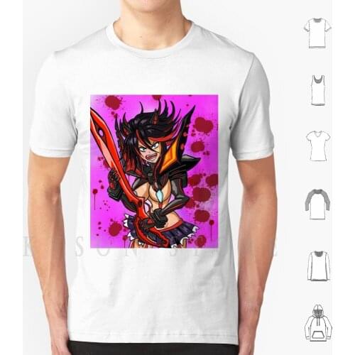 Don'T Mess With Ryuko! T Shirt Cotton Men Diy Print Anime Girl Hot Girl Sexy Lewd Hentai Tits Ass Anime Demon Ryuko